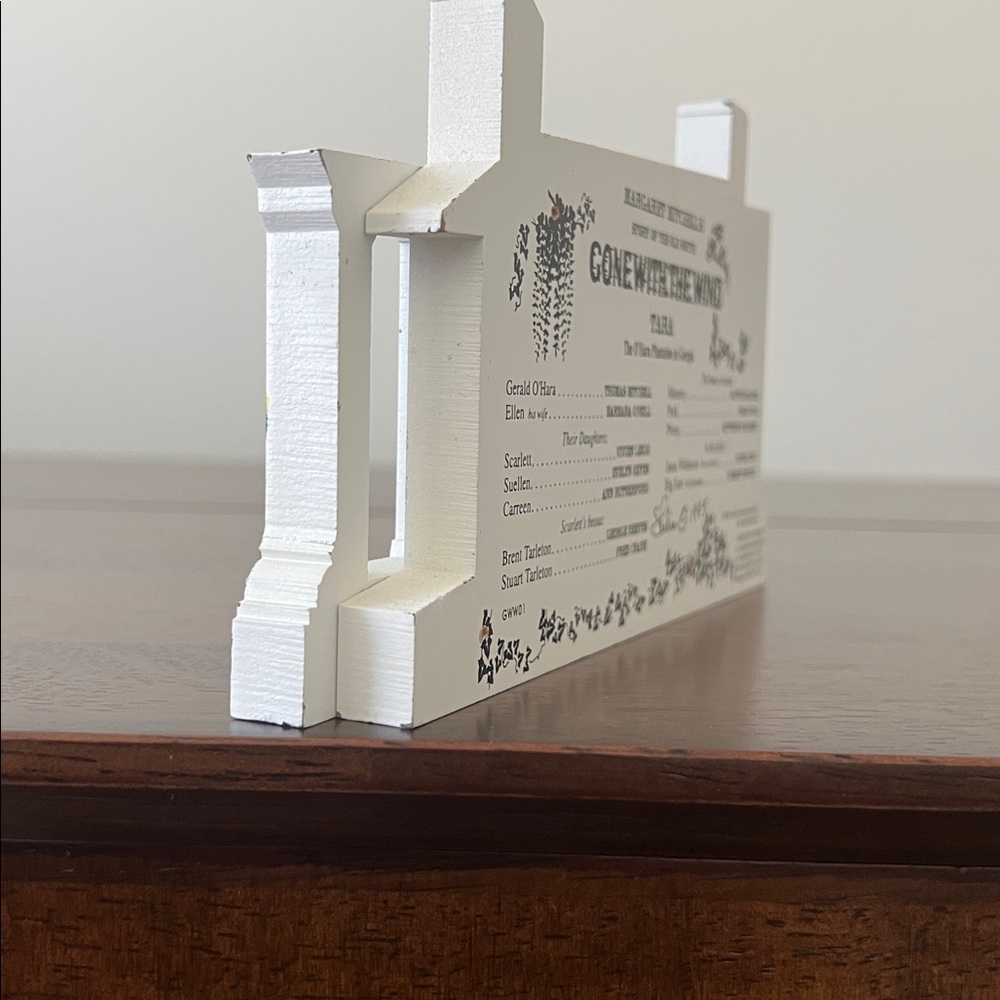 Gone with the Wind Decorative wooden collectors item - Picture 3 of 3